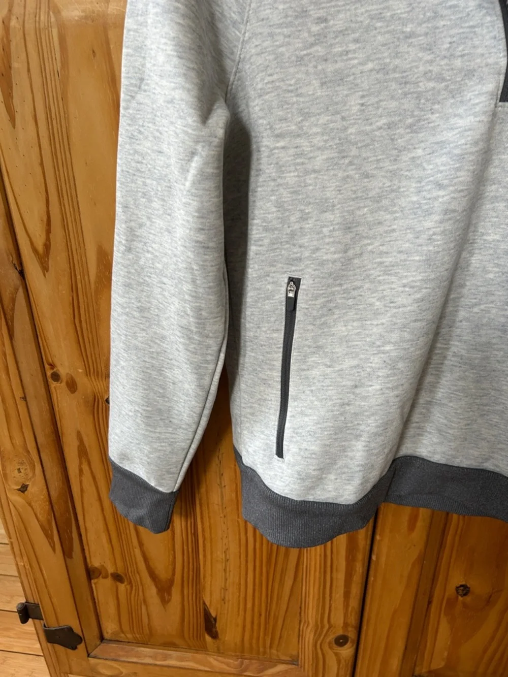 Nike Golf Sweatshirt Windblock Light Gray/Dark Gray‎ Quarter-Zip Pullover